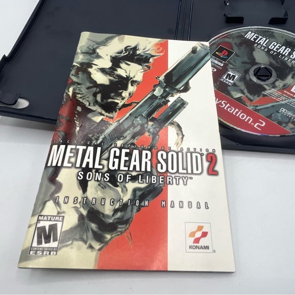 Metal Gear Solid 2: Sons of Liberty-PlayStation 2/PS2 - CIB - Disc is near mint - Picture 5 of 12